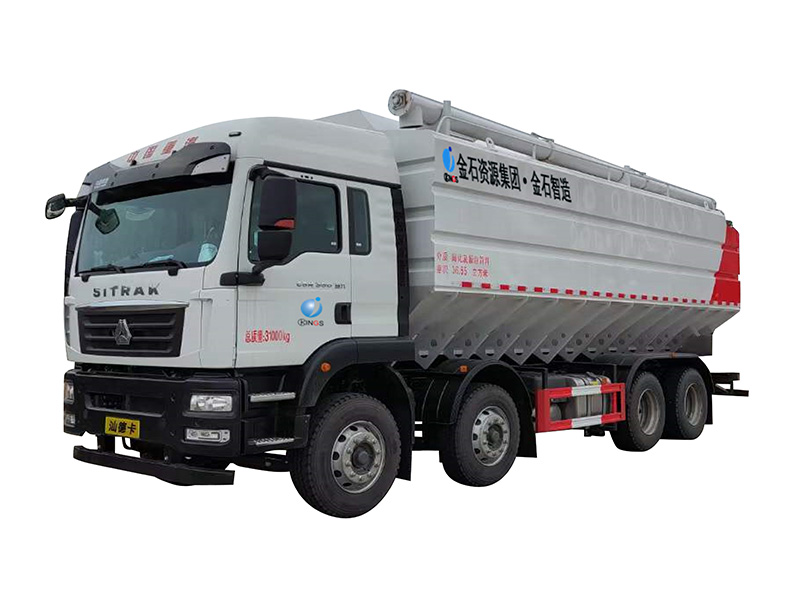On site mixed loading ANFO Explosive truck